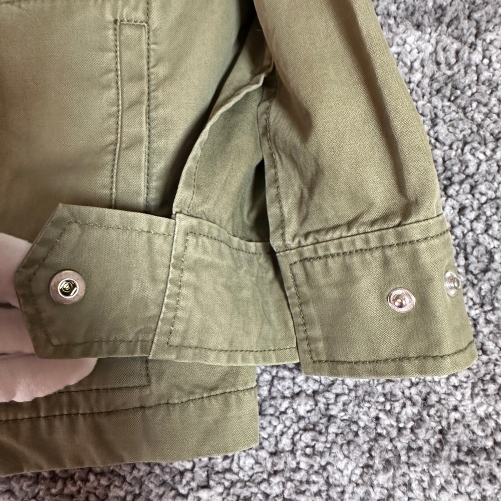 Madewell Women's Jacket Utility Military Fleet Jacket Army Olive
Green Small - Picture 7 of 16